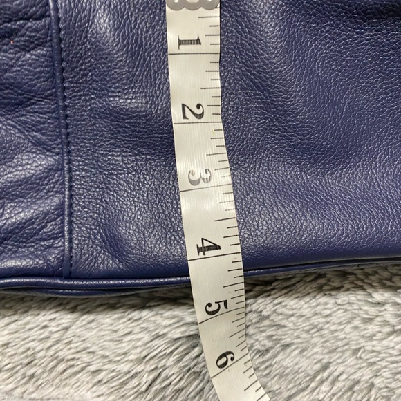 Elaine Turner Leather Hobo Shoulder Tote Bag - Picture 6 of 13